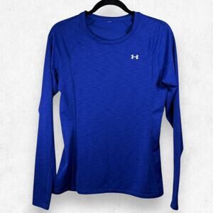 Under Armour ColdGear Long Sleeve Crew Shirt in Royal Blue Women’s No Tag M/L